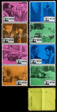 1k354 INSIDE JOB 8 Mexican movie lobby cards '74 Henry Fonda, Leonard Nimoy