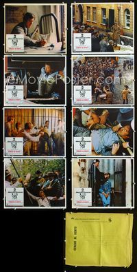1k355 JOE HILL 8 Mexican movie lobby cards '71 Bo Widerberg, Swedish Thommy Berggren!