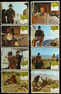 1k356 JOE KIDD 8 Mexican movie lobby cards '72 Clint Eastwood, Robert Duvall, John Sturges