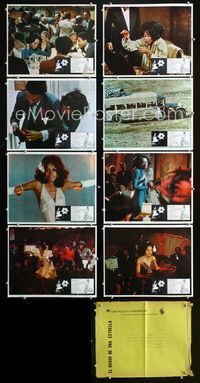 1k358 LADY SINGS THE BLUES 8 Mexican movie lobby cards '72 Diana Ross as Billie Holiday!