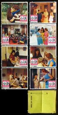 1k362 LIMBO 8 Mexican movie lobby cards '72 sexy Kate Jackson, Katherine Justice, Stuart Margolin