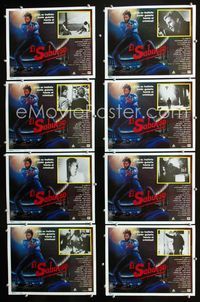 1k368 MANHUNTER 8 Mexican movie lobby cards '86 William Petersen, Hannibal Lector, Red Dragon!