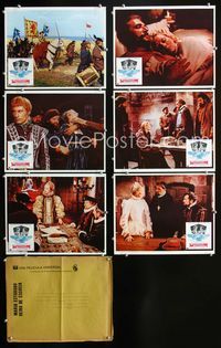 1k444 MARY QUEEN OF SCOTS 6 Mexican movie lobby cards '72 Vanessa Redgrave, Glenda Jackson