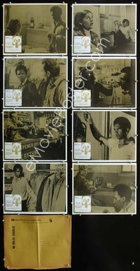 1k373 MY SWEET CHARLIE 8 Mexican movie lobby cards '70 Patty Duke, Al Freeman Jr., Ford Rainey