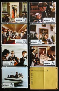 1k436 NELSON AFFAIR 7 Mexican movie lobby cards '73 Glenda Jackson, Peter Finch, Anthony Quayle