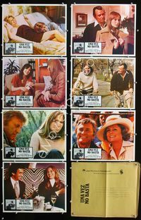1k437 ONCE IS NOT ENOUGH 7 Mexican movie lobby cards '75 Kirk Douglas, Alexis Smith, David Janssen