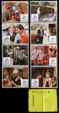 1k385 PUBLIC EYE 8 Mexican movie lobby cards '72 Mia Farrow, Topol, Carol Reed