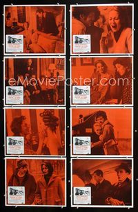 1k386 PUZZLE OF A DOWNFALL CHILD 8 Mexican LCs '71 Faye Dunaway, Viveca Lindfors, Roy Scheider