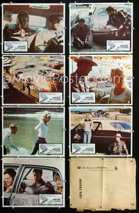 1k439 SUGARLAND EXPRESS 7 Mexican movie lobby cards '74 Steven Spielberg, Goldie Hawn, Ben Johnson