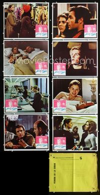 1k408 T.R. BASKIN 8 Mexican lobby cards '71 Candice Bergen, Peter Boyle, Marcia Rodd, James Caan