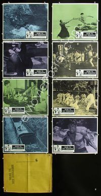 1k427 WANG YU KING OF BOXERS 8 Mexican movie lobby cards '73 Hong Kong martial arts!