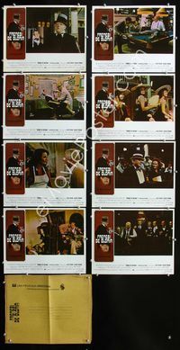 1k426 W.C. FIELDS & ME 8 Mexican movie lobby cards '76 Rod Steiger, Valerie Perrine, John Marley