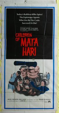 1m303 CHILDREN OF MATA HARI int'l 3sh '70 ruthless killer spies who live by the code succeed or die!