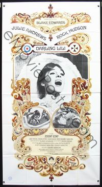 1m318 DARLING LILI three-sheet '70 Julie Andrews, Rock Hudson, Blake Edwards, William Peter Blatty