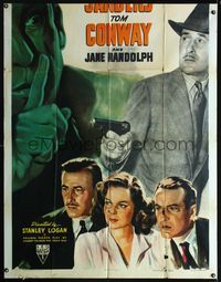 1m356 FALCON'S BROTHER bottom 2/3 3sh '42 George Sanders turns over his job to brother Tom Conway!