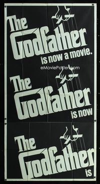 1m392 GODFATHER int'l three-sheet movie poster '72 Francis Ford Coppola gangster classic!