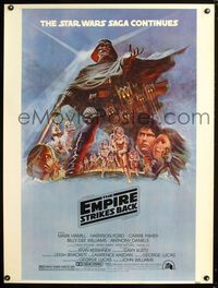 1n114 EMPIRE STRIKES BACK style B Thirty by Forty '80 George Lucas sci-fi classic, Tom Jung art!