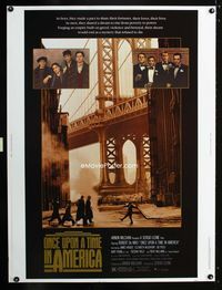 1n189 ONCE UPON A TIME IN AMERICA Thirty by Forty '84 Sergio Leone, Robert De Niro, James Woods