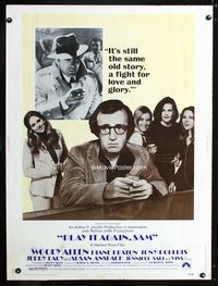 1n206 PLAY IT AGAIN SAM Thirty by Forty poster '72 Woody Allen, Diane Keaton, plus Humphrey Bogart!