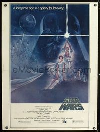 1n241 STAR WARS style A Thirty by Forty poster '77 George Lucas classic sci-fi epic, Tom Jung art!