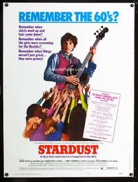 1n243 STARDUST style C Thirty by Forty '74 David Essex with guitar & grabbing girls, rock & roll!