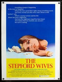 1n245 STEPFORD WIVES Thirty by Forty movie poster '75 wild image of shattered Katharine Ross!