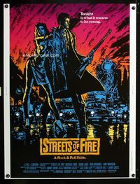 1n253 STREETS OF FIRE Thirty by Forty '84 Walter Hill shows what it is like to be young tonight!