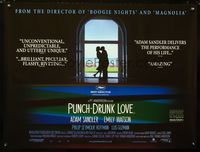 1n068 PUNCH-DRUNK LOVE DS British quad poster '02 Adam Sandler, Emily Watson, Paul Thomas Anderson