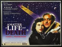 1n082 STAIRWAY TO HEAVEN advance British quad R00 Powell & Pressburger, A Matter of Life and Death!