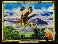 1n271 VALLEY OBSCURED BY CLOUDS special 30x40 poster '72 Pink Floyd, cool sexy art by Philip Castle!