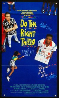 1o308 DO THE RIGHT THING Australian mini movie poster '89 Spike Lee, Danny Aiello