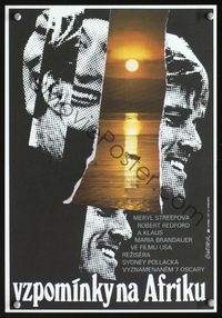 1o468 OUT OF AFRICA Czech '85 completely different art of Robert Redford & Meryl Streep by Weber!