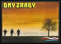 1o437 DAYS OF BETRAYAL Czech 23x33 movie poster '73 Dny Zrady I, cool image by Ziegler!