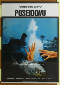 1o452 POSEIDON ADVENTURE Czech '72 completely different fish & sinking ship image by J. Vyletal!