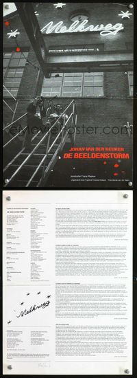 1o199 ICONOCLASM/STORM OF IMAGES two-sided Dutch poster '82 Johan van der Keuken's De Beeldenstorm!