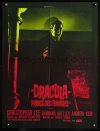 1o393 DRACULA PRINCE OF DARKNESS French 23x32 poster R70s great image of vampire Christopher Lee!