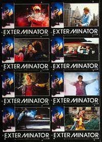 1o160 EXTERMINATOR 8 Italian 13x18 photobustas '80 Robert Ginty is the man they pushed too far!