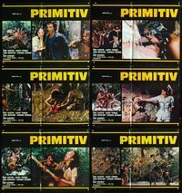 1o066 PRIMITIVES 6 Italian photobusta movie posters '78 Primitif, wild Indonesian cannibal horror!