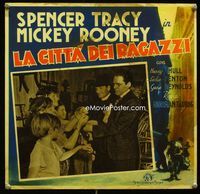 1o178 BOYS TOWN Italian 13x14 photobusta movie poster '38 Spencer Tracy as Father Flannagan!
