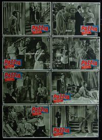1o062 DARK PAST 8 Italian photobustas '49 William Holden, Nina Foch, Lee J. Cobb, Adele Jergens
