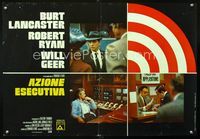 1o110 EXECUTIVE ACTION Italian photobusta movie poster '73 Burt Lancaster, Robert Ryan