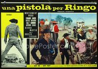 1o133 PISTOL FOR RINGO Italian photobusta movie poster '65 Giuliano Gemma, Fernando Sancho