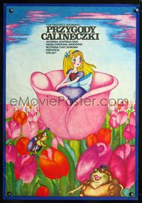 1o578 SEKAI MEISAKU DOUWA OYAYUBI HIME Polish '77 great art of Japanese anime Thumbelina by Bodnar!