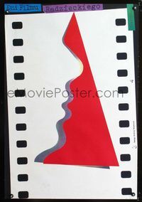 1o585 SOVIET FILM DAYS Polish film festival poster '89 cool film strip design by Andrzej Nowaczyk!