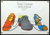 1o590 TANGO OF OUR CHILDHOOD Polish '85 Mer mankutyan tangon, cool shoe art by Marciej Kalkus!