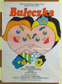 1o617 BULECZKA Polish 23x31 movie poster '73 Anna Sokolowska, cool art by Z. Bik!