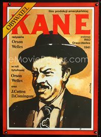 1o503 CITIZEN KANE Polish R87 cool Time Magazine parody of Orson Welles by Grzegorz Marszatek!