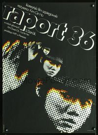 1o666 RAPORT 36 Polish 23x33 movie poster '73 cool artwork of Li San Lik by M. Wasilewski!