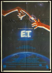 1o280 E.T. THE EXTRA TERRESTRIAL Spanish movie poster '82 Steven Spielberg classic, John Alvin art!