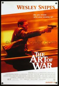 1p026 ART OF WAR DS Int'l advance one-sheet movie poster '00 Wesley Snipes, Duguay
